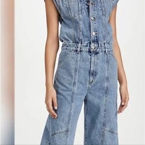 Agolde Mara Bow Leg Jumpsuit. Size 6.